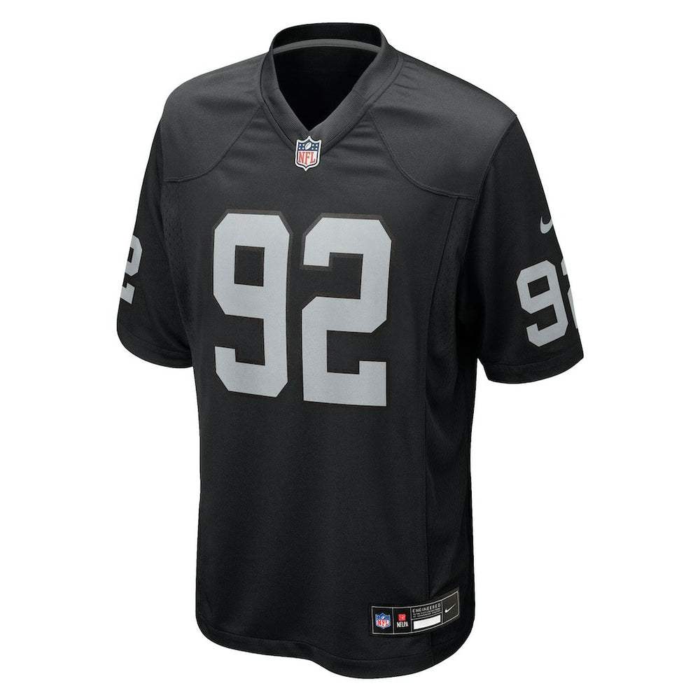 Las Vegas Raiders JJ Pegues  Team Game Jersey | NFL Near me