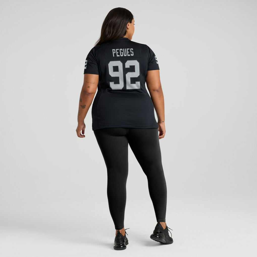 Las Vegas Raiders JJ Pegues  Women's Team Game Jersey | NFL US