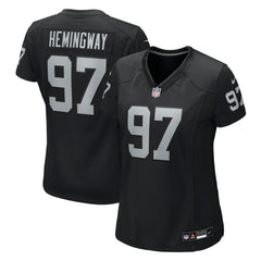 Las Vegas Raiders Tonka Hemingway  Women's Team Game Jersey | NFL Near me