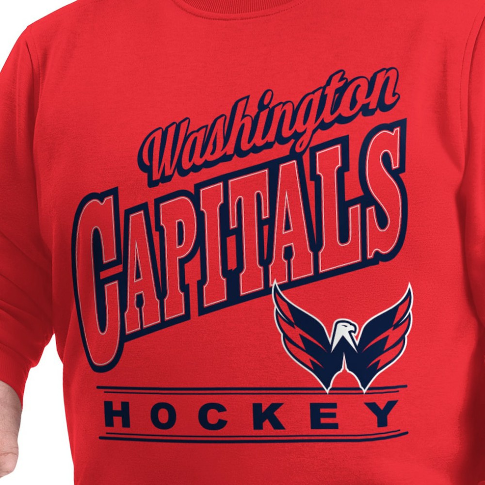 Washington Capitals G-III Sports by Carl Banks Adaptive Headliner Fleece Sweatshirt -  NHL Sweatshirts