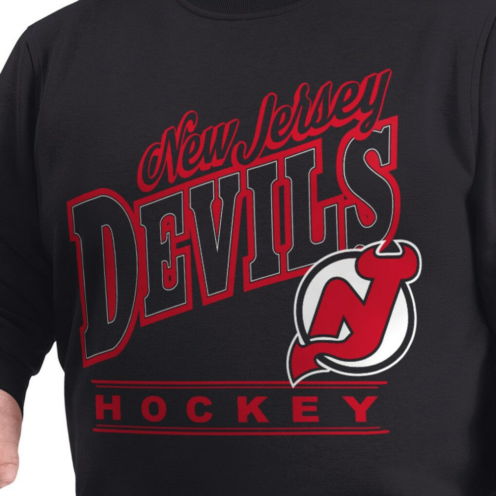 New Jersey Devils G-III Sports by Carl Banks Adaptive Headliner Fleece Sweatshirt -  NHL Sweatshirts