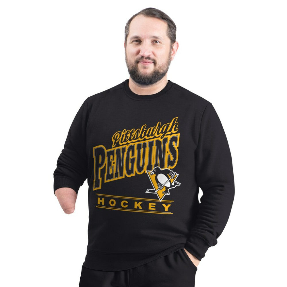 Pittsburgh Penguins G-III Sports by Carl Banks Adaptive Headliner Fleece Sweatshirt -  NHL Sweatshirts