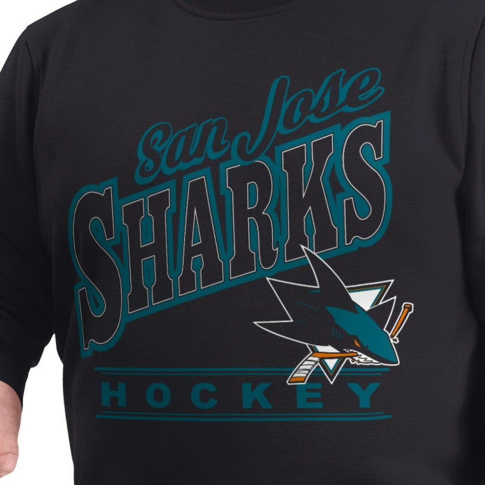 San Jose Sharks G-III Sports by Carl Banks Adaptive Headliner Fleece Sweatshirt -  NHL Sweatshirts