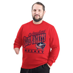 Columbus Blue Jackets G-III Sports by Carl Banks Adaptive Headliner Fleece Sweatshirt -  NHL Sweatshirts