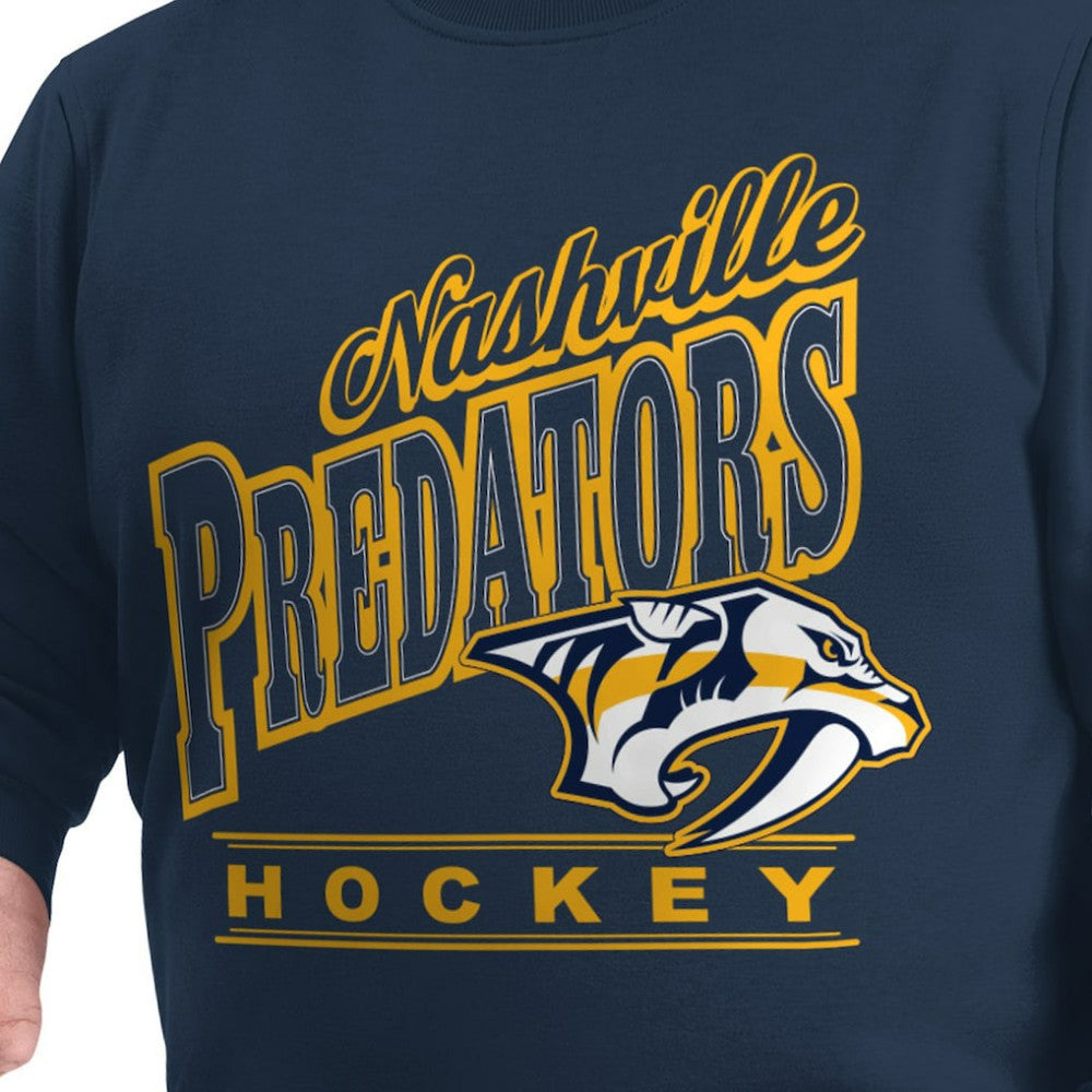 Nashville Predators G-III Sports by Carl Banks Adaptive Headliner Fleece Sweatshirt -  NHL Sweatshirts