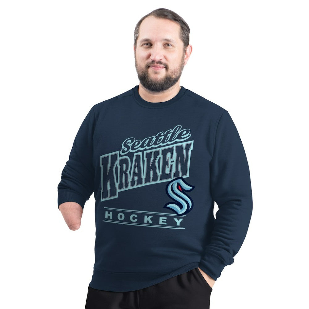 Seattle Kraken G-III Sports by Carl Banks Adaptive Headliner Fleece Sweatshirt -  NHL Sweatshirts