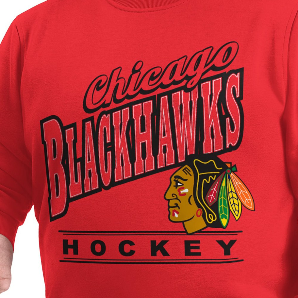 Chicago Blackhawks G-III Sports by Carl Banks Adaptive Headliner Fleece Sweatshirt -  NHL Sweatshirts