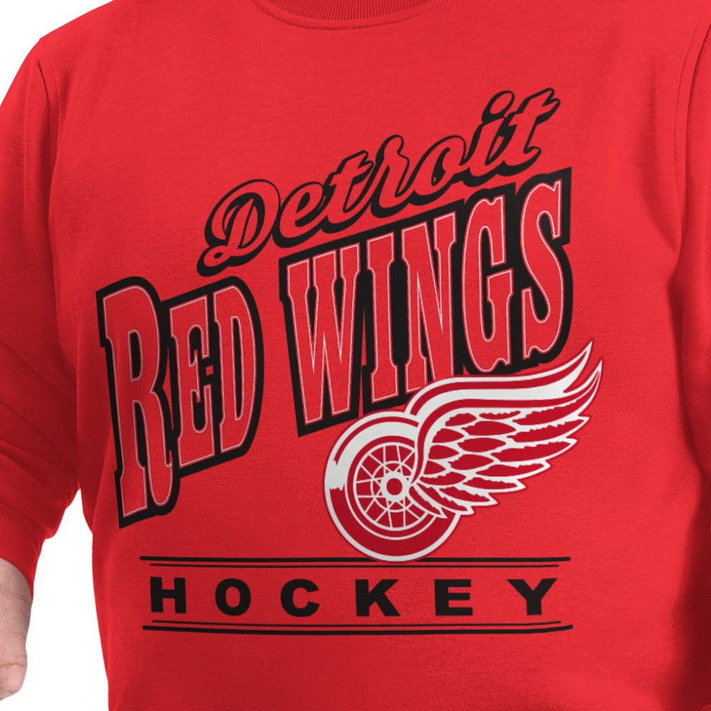 Detroit Red Wings G-III Sports by Carl Banks Adaptive Headliner Fleece Sweatshirt -  NHL Sweatshirts