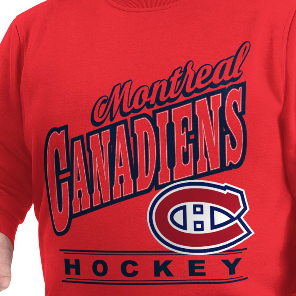 Montreal Canadiens G-III Sports by Carl Banks Adaptive Headliner Fleece Sweatshirt -  NHL Sweatshirts