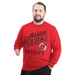 New Jersey Devils G-III Sports by Carl Banks Adaptive Headliner Fleece Sweatshirt -  NHL Sweatshirts