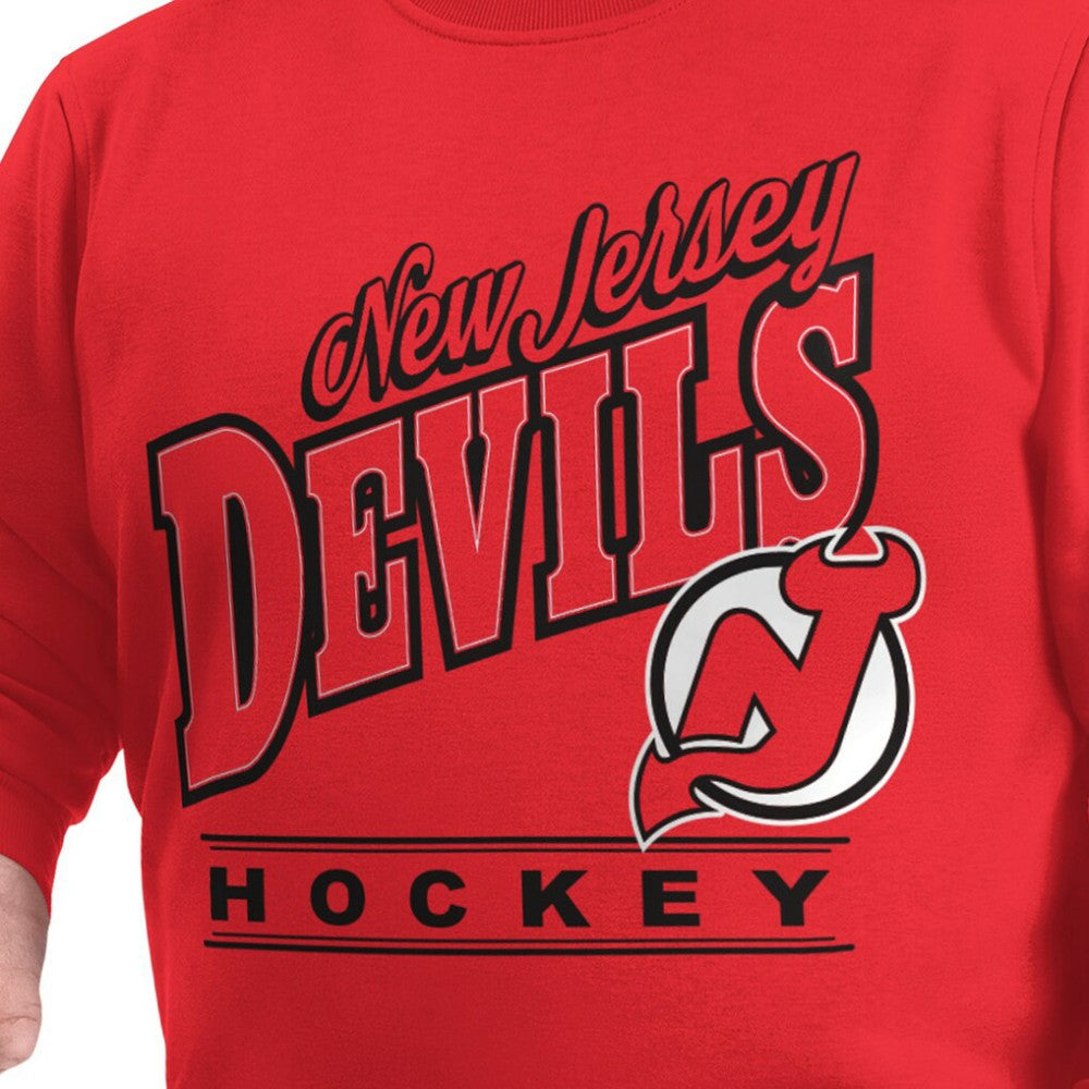 New Jersey Devils G-III Sports by Carl Banks Adaptive Headliner Fleece Sweatshirt -  NHL Sweatshirts