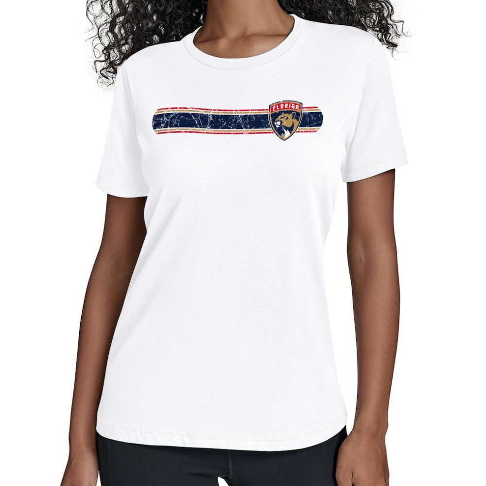Florida Panthers Starter Women's Team Stripe T-Shirt -  NHL T-shirts