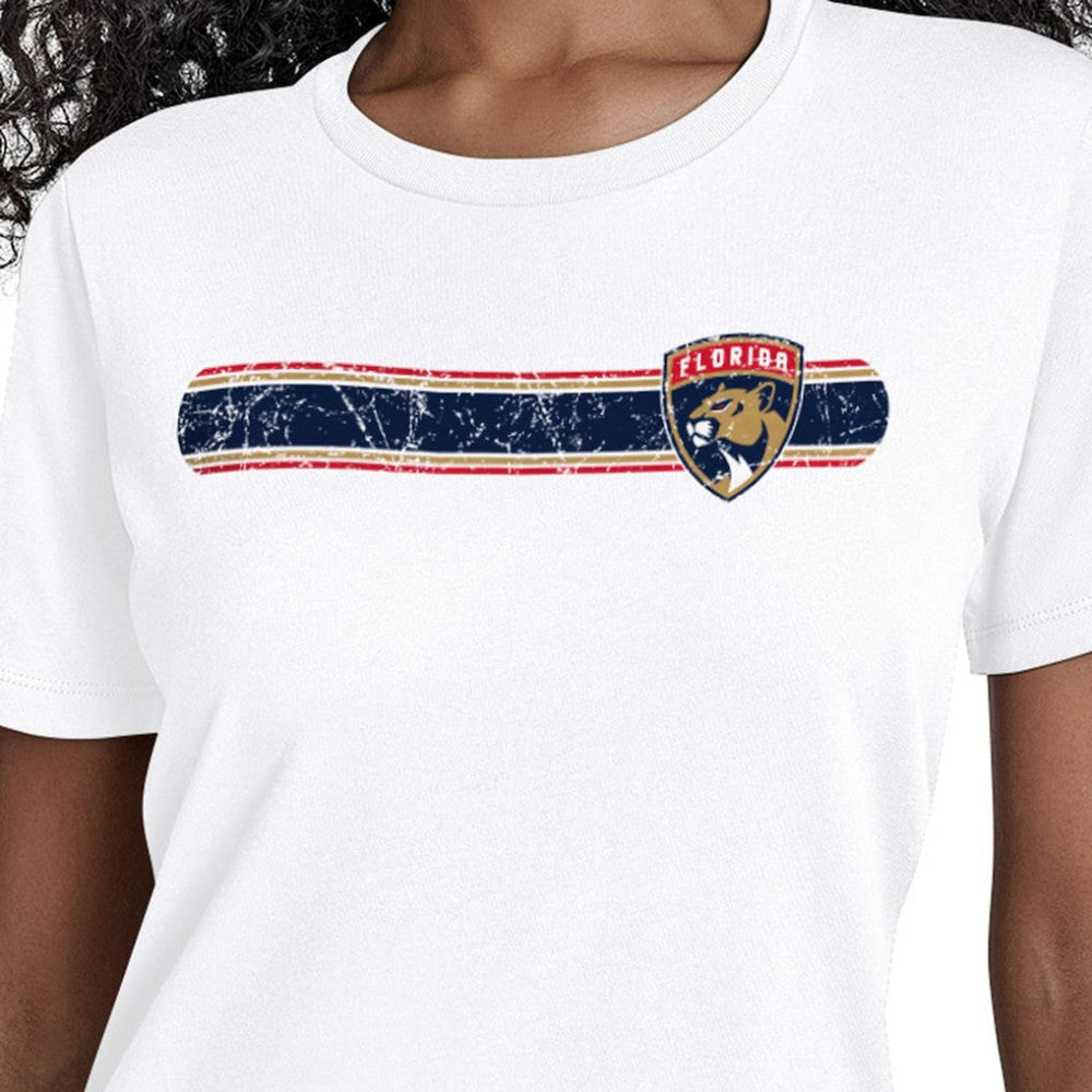 Florida Panthers Starter Women's Team Stripe T-Shirt -  NHL T-shirts