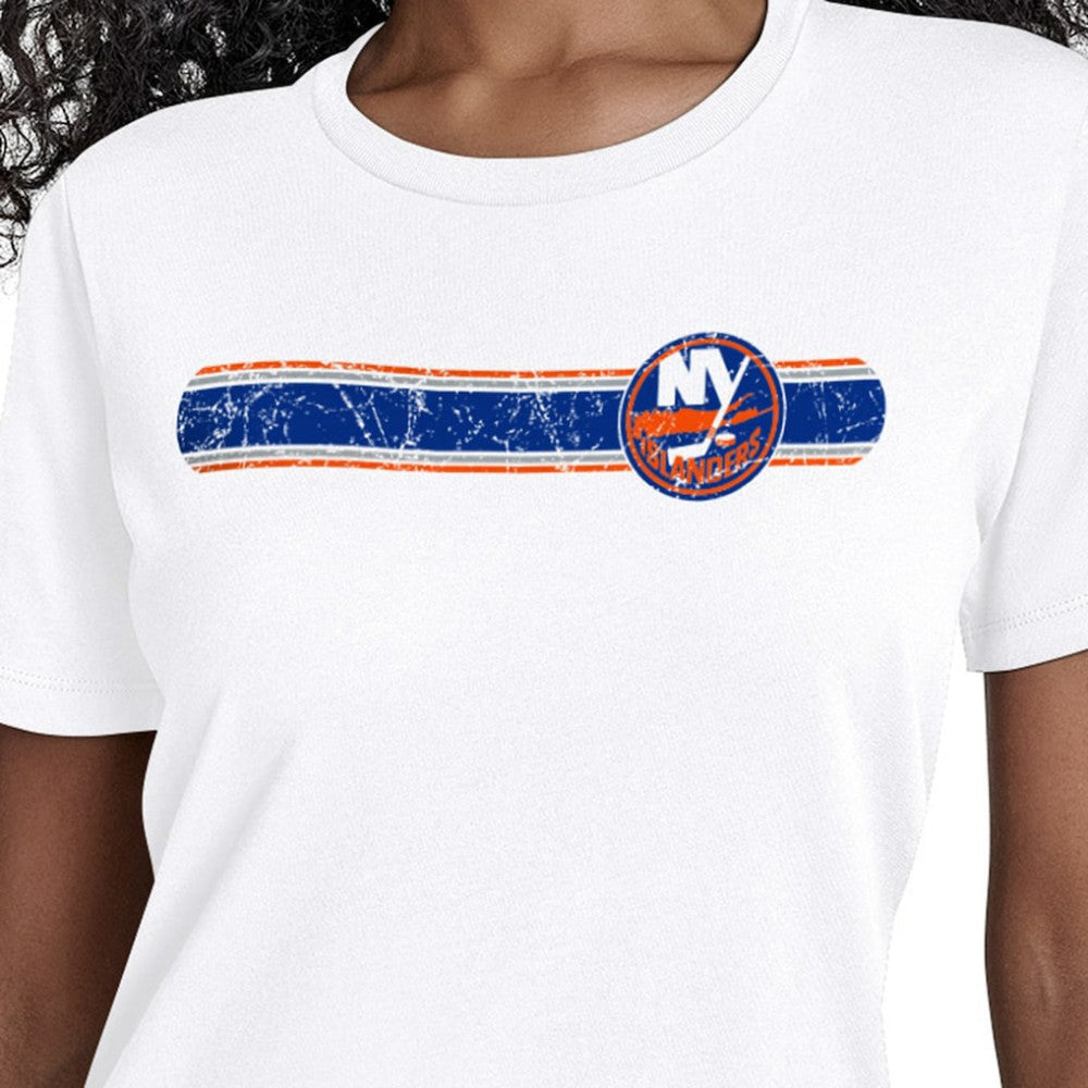 New York Islanders Starter Women's Team Stripe T-Shirt -  NHL T-shirts