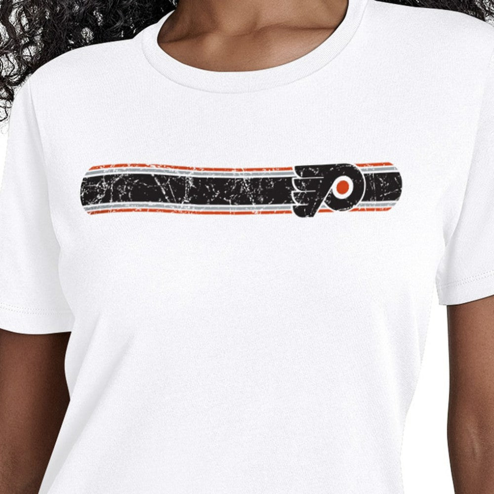 Philadelphia Flyers Starter Women's Team Stripe T-Shirt -  NHL T-shirts
