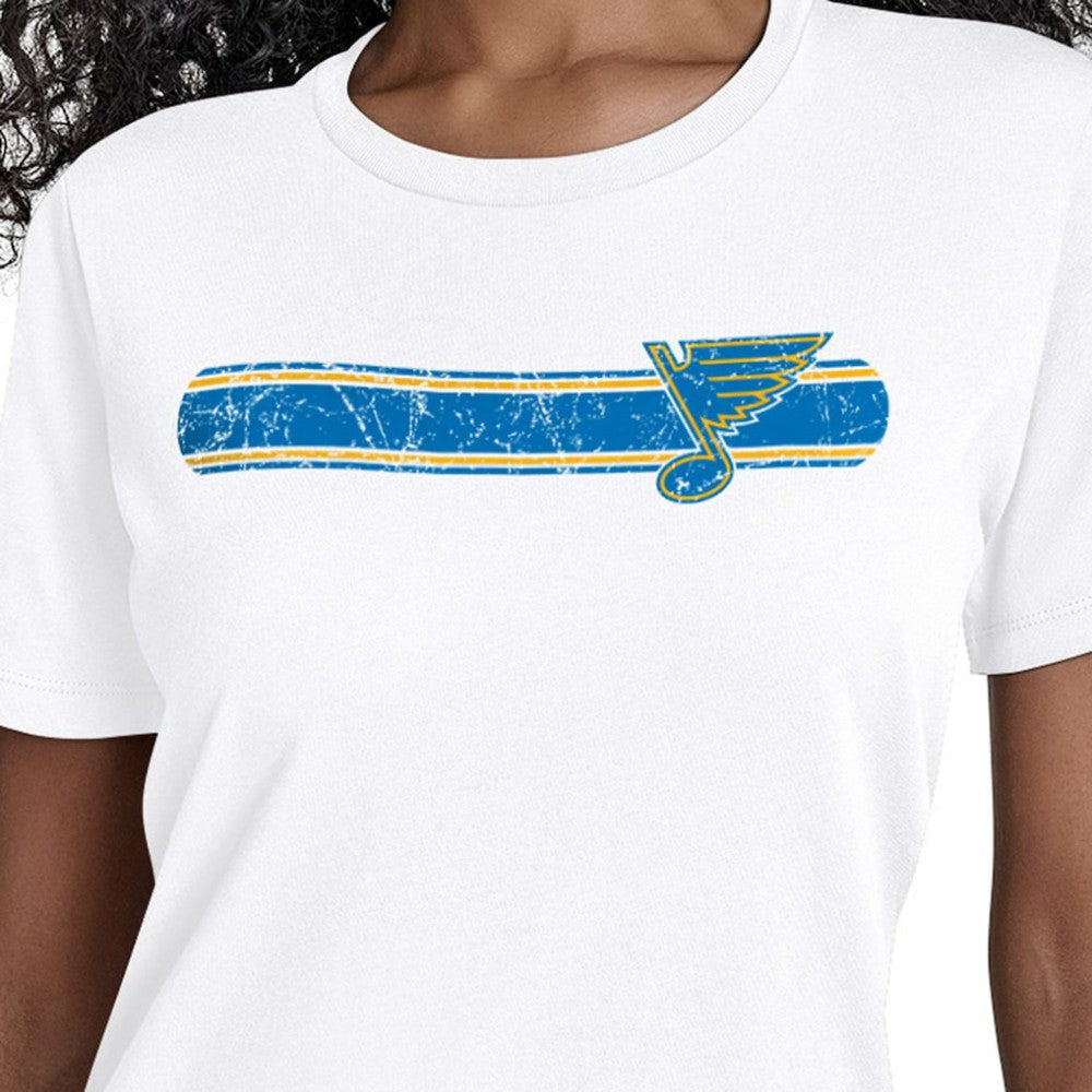 St. Louis Blues Starter Women's Team Stripe T-Shirt -  NHL T-shirts