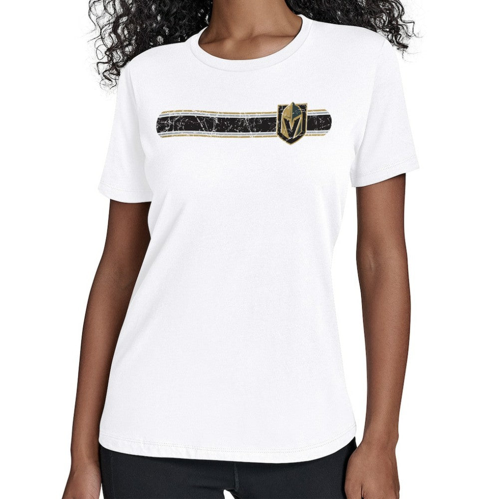 Vegas Golden Knights Starter Women's Team Stripe T-Shirt -  NHL T-shirts