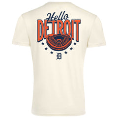 Detroit Tigers Sportiqe Unisex Hello Detroit Duke Oversized T-Shirt - MLB T-shirts