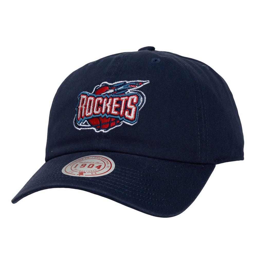 Navy Houston Rockets Hardwood Classics 1904 Adjustable Hat sale | NBA