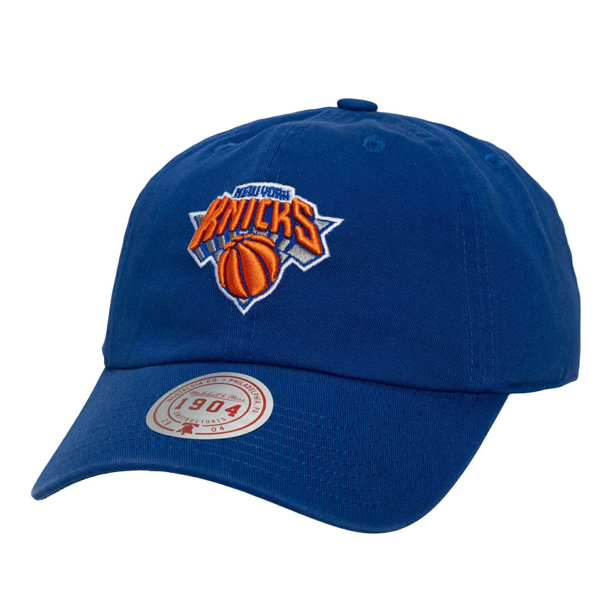 Blue New York Knicks Hardwood Classics 1904 Adjustable Hat | NBA