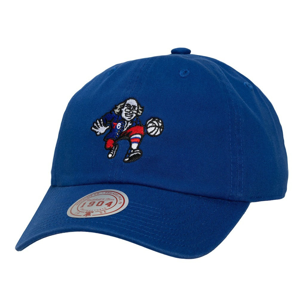 Royal Philadelphia 76ers Hardwood Classics 1904 Adjustable Hat | NBA