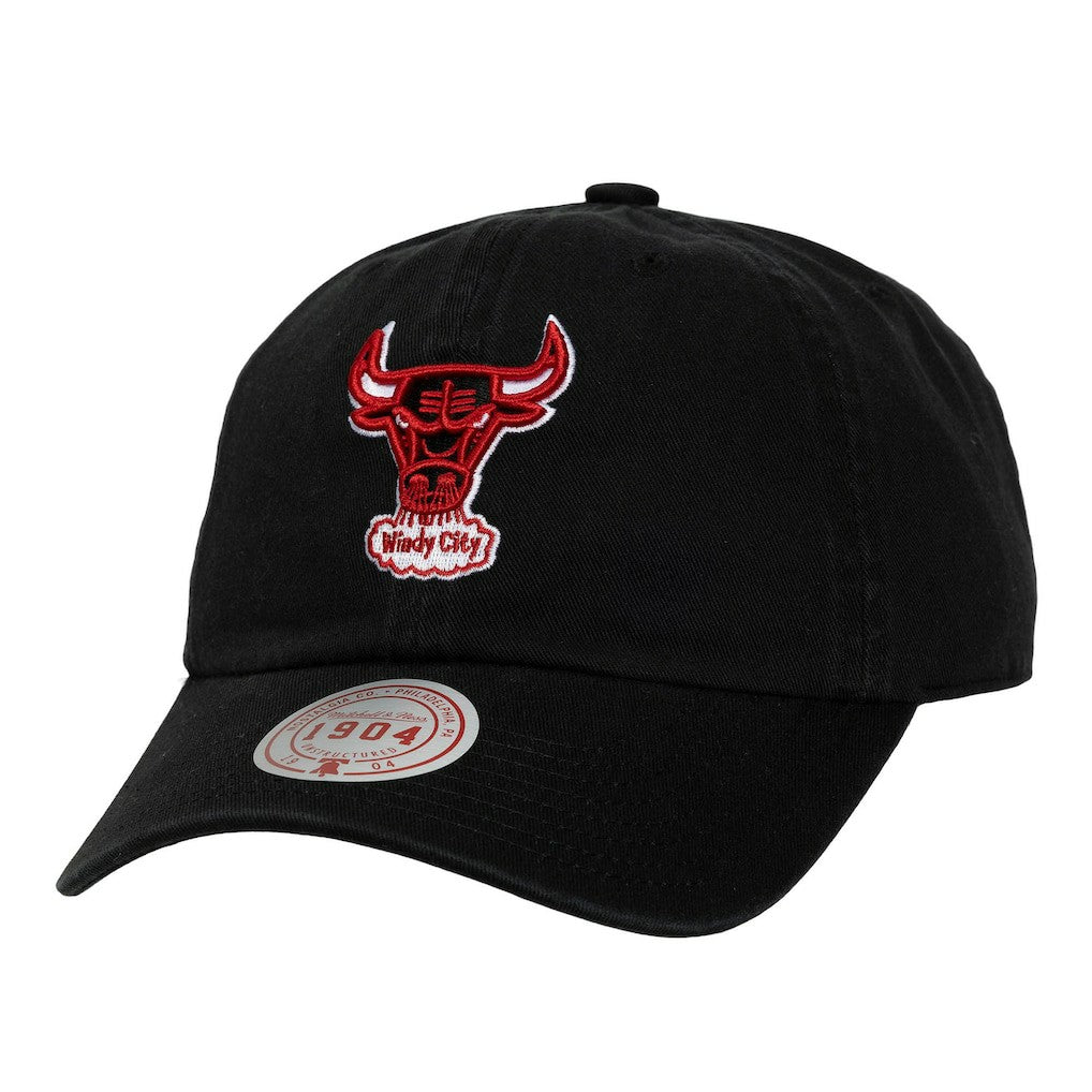 Black Chicago Bulls Hardwood Classics 1904 Adjustable Hat | NBA