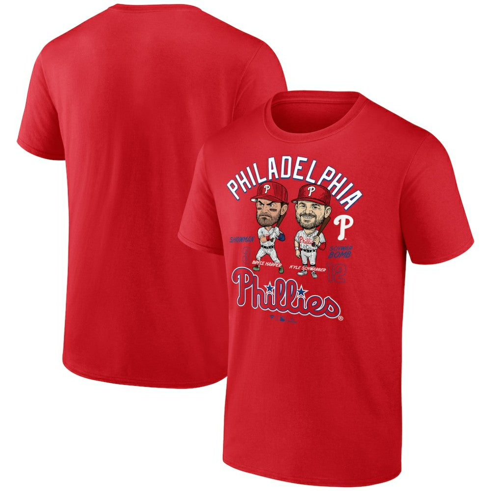 Bryce Harper & Kyle Schwarber Philadelphia Phillies Player Duo T-Shirt - MLB T-shirts