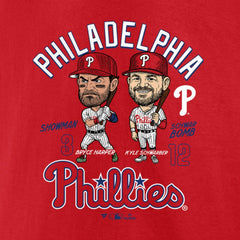 Bryce Harper & Kyle Schwarber Philadelphia Phillies Player Duo T-Shirt - MLB T-shirts