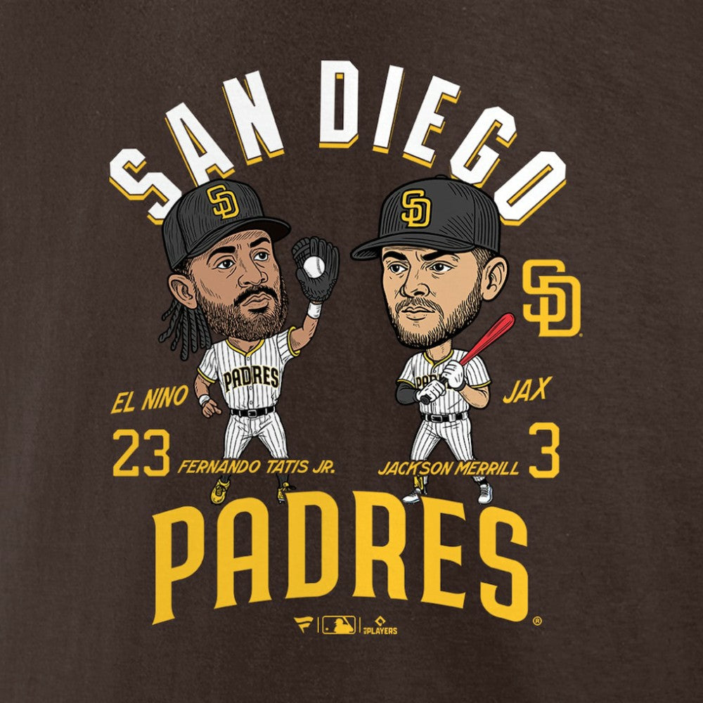 Fernando Tatis Jr. & Jackson Merrill San Diego Padres Player Duo T-Shirt - MLB T-shirts