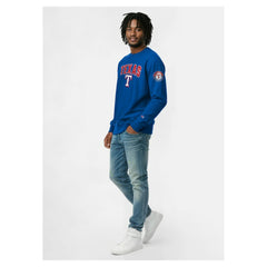 Texas Rangers Champion Reverse Weave Chenille Sweatshirt - MLB Sweatshirts