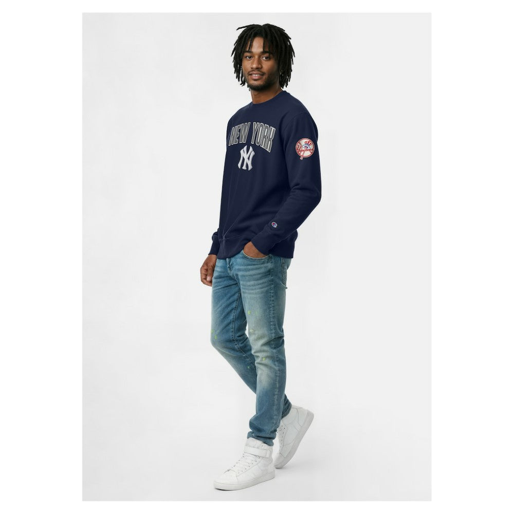 New York Yankees Champion Reverse Weave Chenille Sweatshirt - MLB Sweatshirts