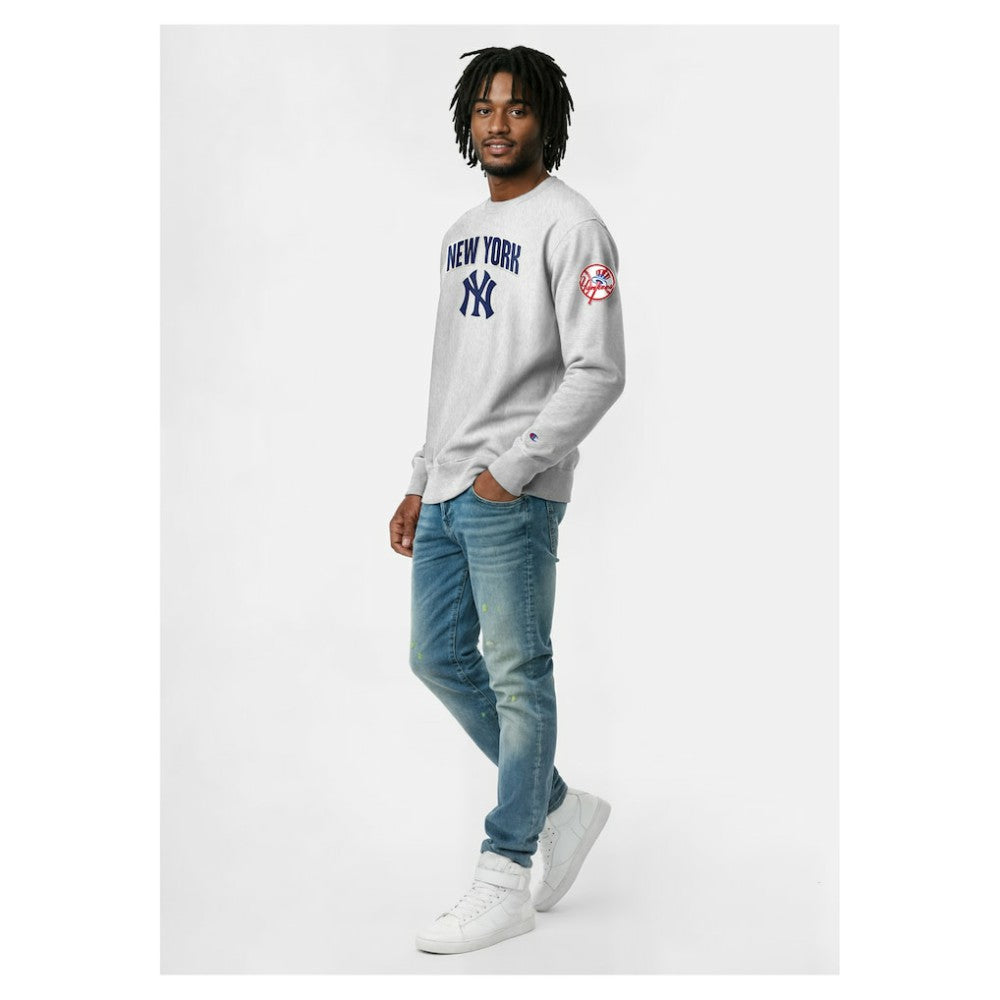 New York Yankees Champion Reverse Weave Chenille Sweatshirt - MLB Sweatshirts