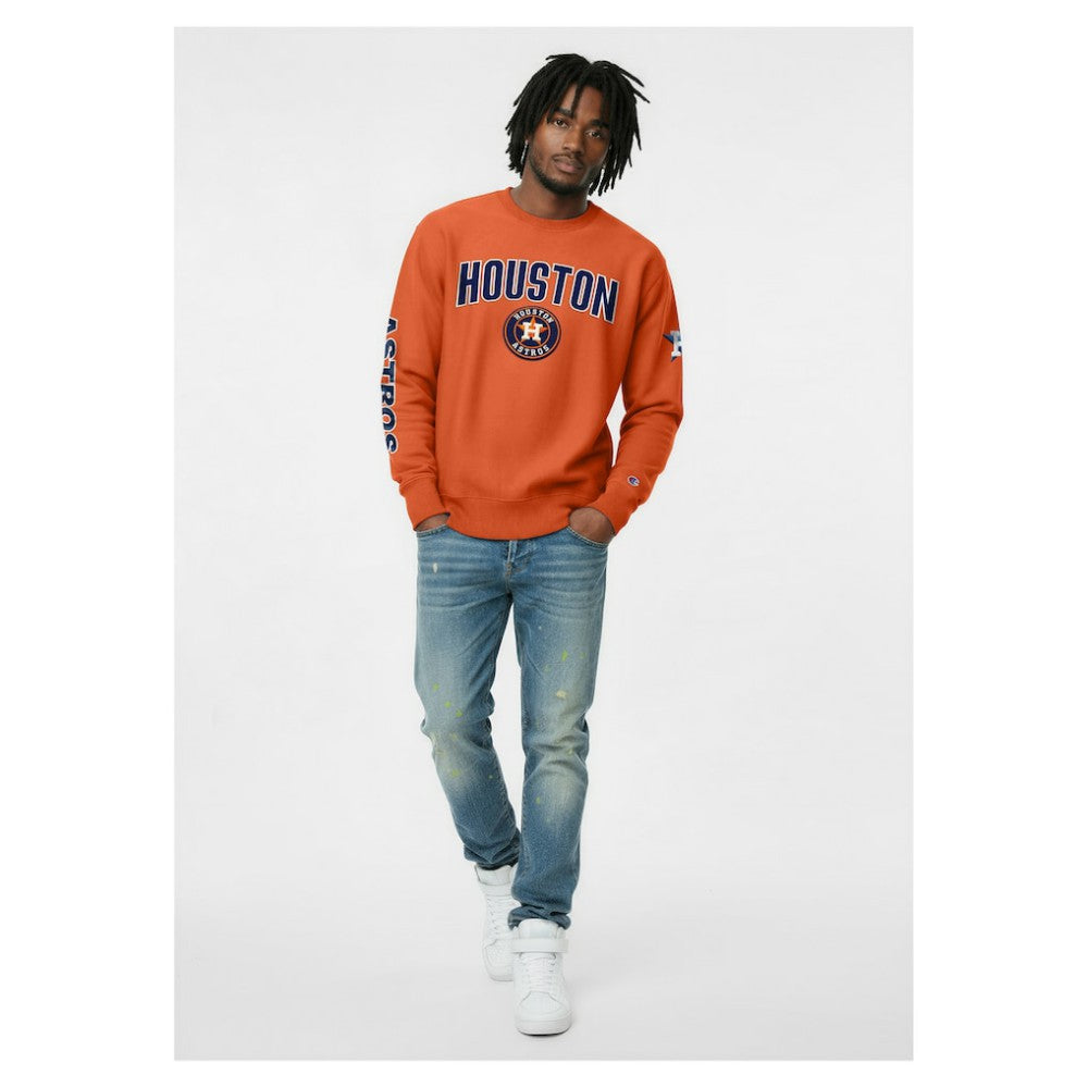 Houston Astros Champion Reverse Weave Chenille Sweatshirt - MLB Sweatshirts
