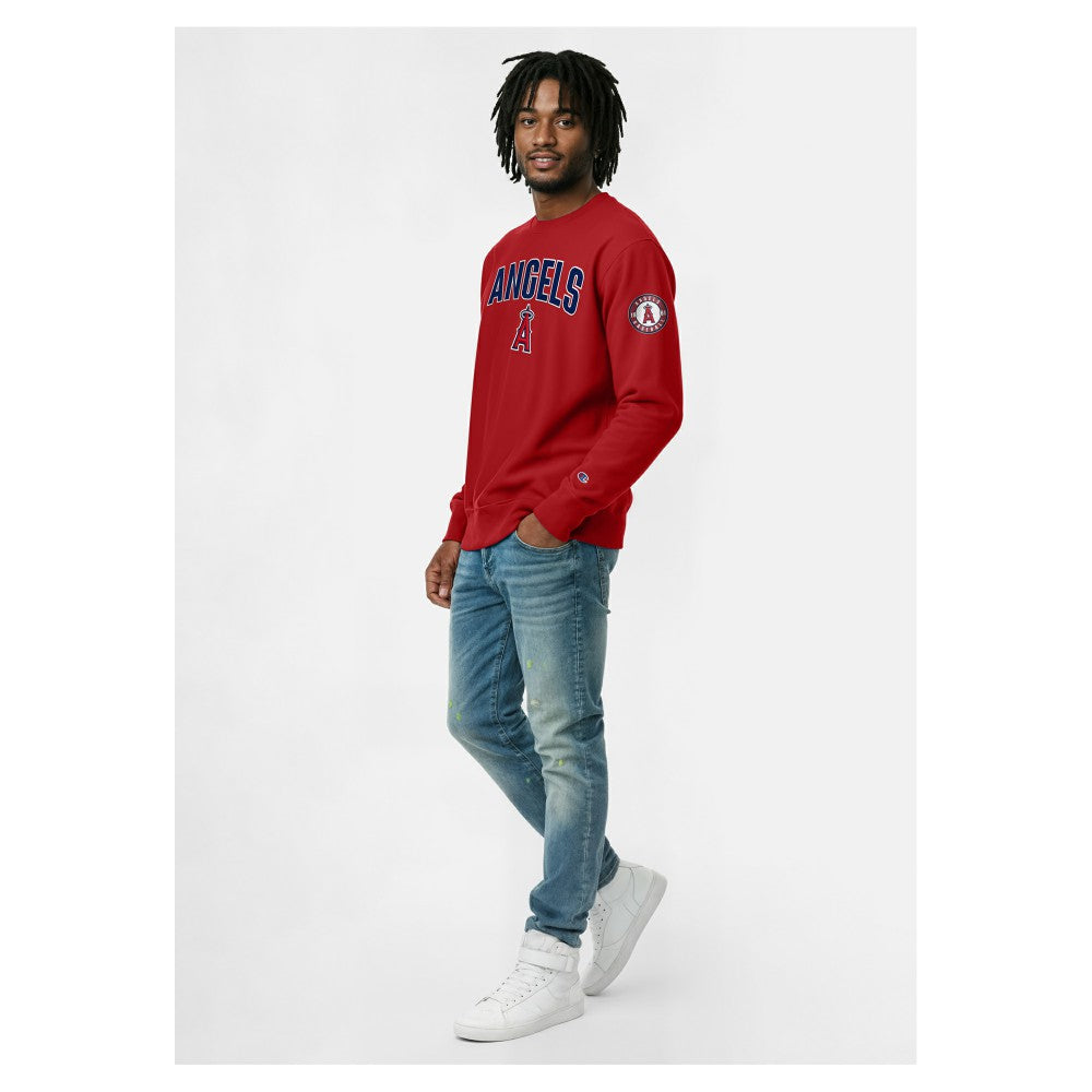 Los Angeles Angels Champion Reverse Weave Chenille Sweatshirt - MLB Sweatshirts