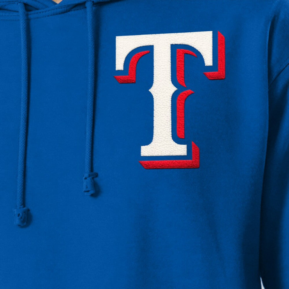 Texas Rangers Champion Reverse Weave Chenille Hoodie - MLB Hoodies