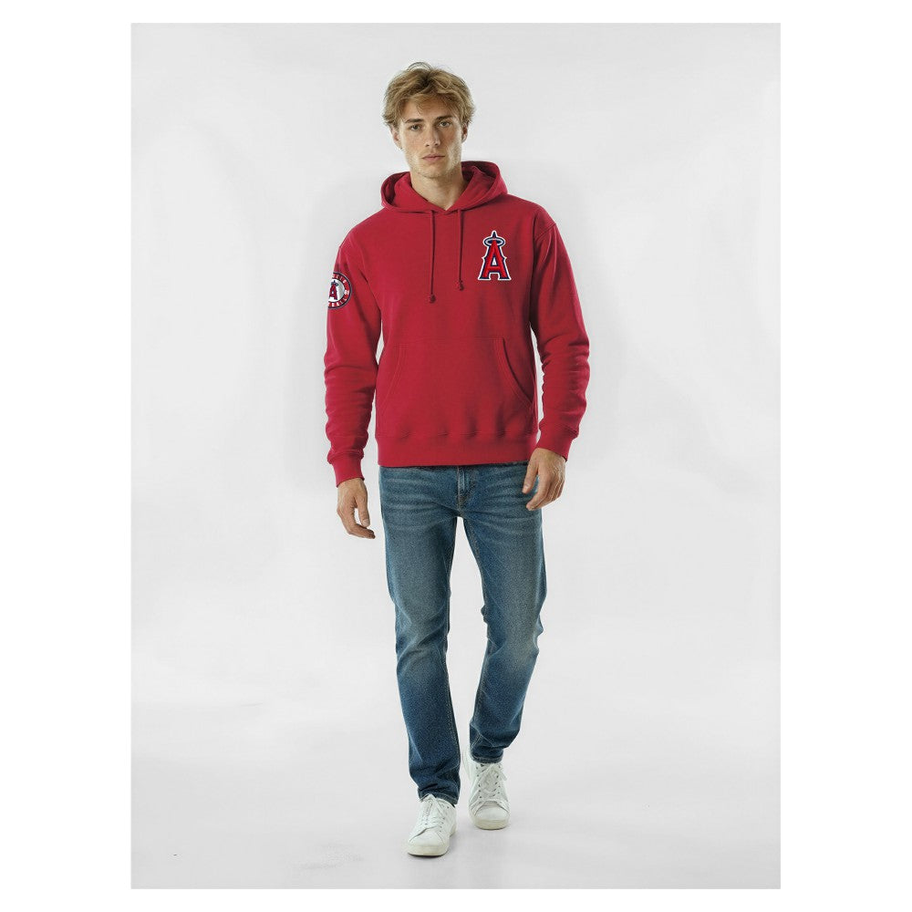 Los Angeles Angels Champion Reverse Weave Chenille Hoodie - MLB Hoodies