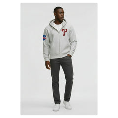 Philadelphia Phillies Champion Reverse Weave Chenille Full-Zip Hoodie - MLB Hoodies