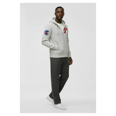 Philadelphia Phillies Champion Reverse Weave Chenille Full-Zip Hoodie - MLB Hoodies
