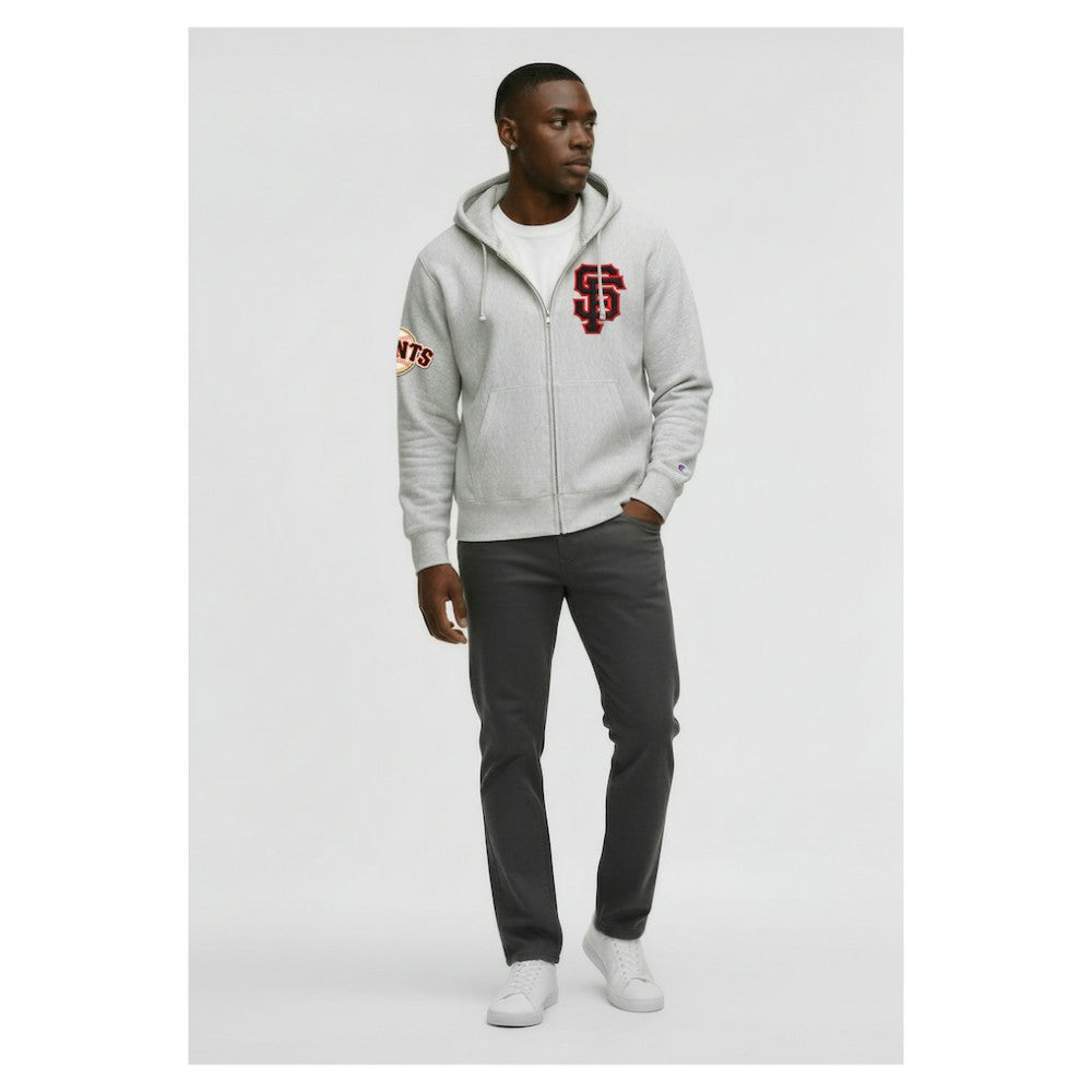 San Francisco Giants Champion Reverse Weave Chenille Full-Zip Hoodie - MLB Hoodies
