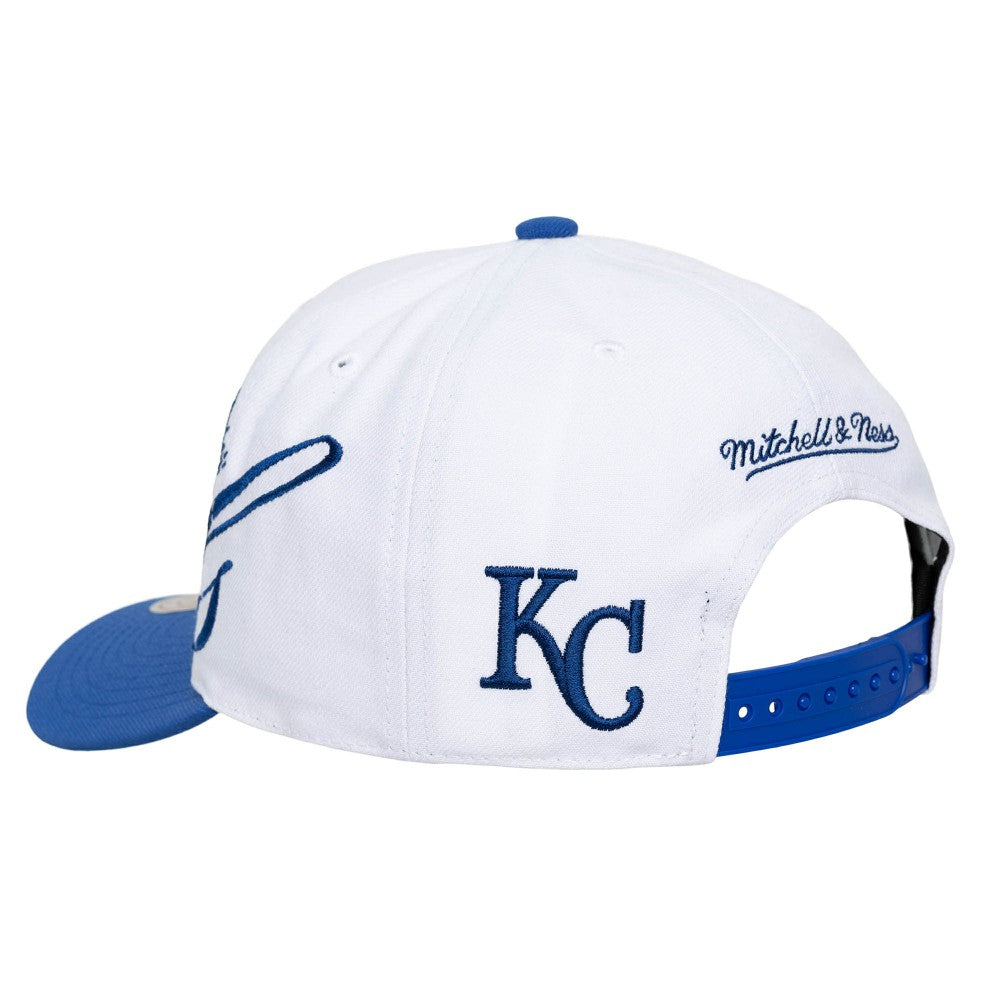 Kansas City Royals Mitchell & Ness Unisex XL Script Pro Crown Snapback Hat - MLB Hats