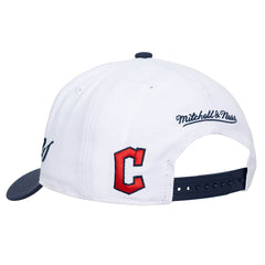 Cleveland Guardians Mitchell & Ness Unisex XL Script Pro Crown Snapback Hat - MLB Hats