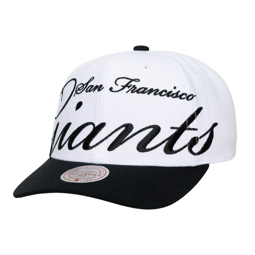 San Francisco Giants Mitchell & Ness Unisex XL Script Pro Crown Adjustable Hat - MLB Hats
