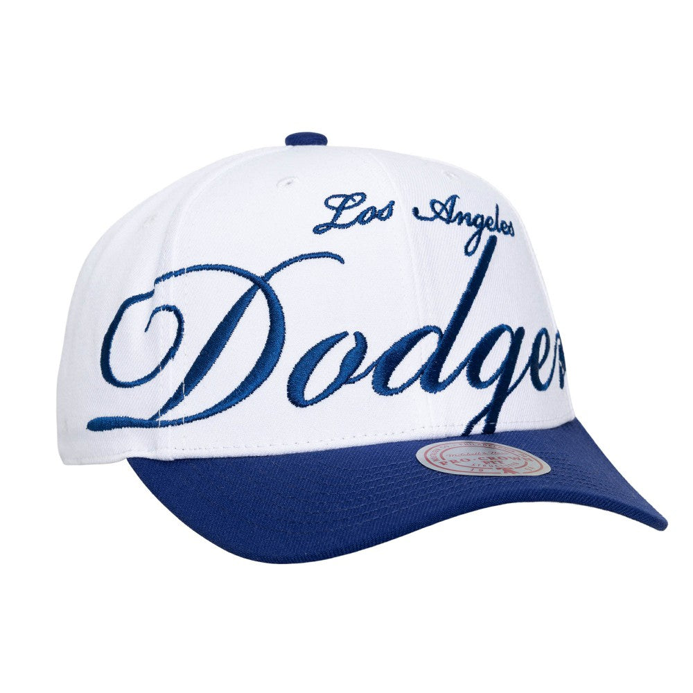 Los Angeles Dodgers Mitchell & Ness Unisex XL Script Pro Crown Snapback Hat - MLB Hats