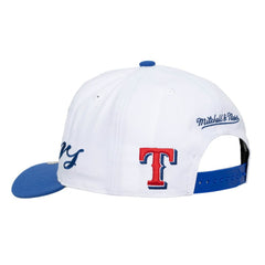 Texas Rangers Mitchell & Ness Unisex XL Script Pro Crown Adjustable Hat - MLB Hats
