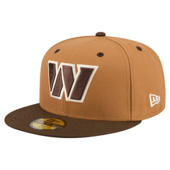 Washington Commanders Two-Tone Walnut 59FIFTY Fitted Hat | NFL On sale