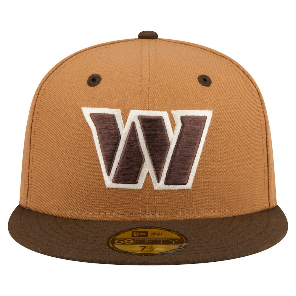 Washington Commanders Two-Tone Walnut 59FIFTY Fitted Hat | NFL On sale