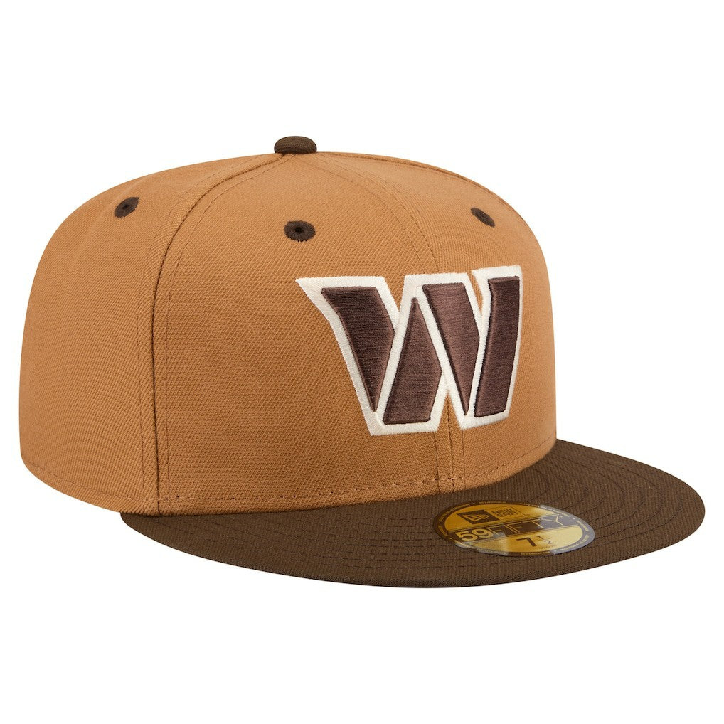 Washington Commanders Two-Tone Walnut 59FIFTY Fitted Hat | NFL On sale