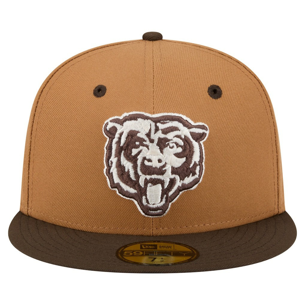 Chicago Bears Two-Tone Walnut 59FIFTY Fitted Hat | NFL On sale