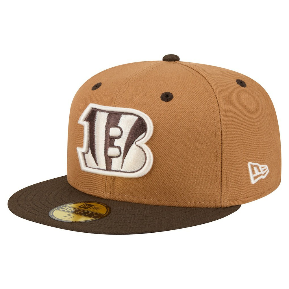 Cincinnati Bengals Two-Tone Walnut 59FIFTY Fitted Hat | NFL On sale