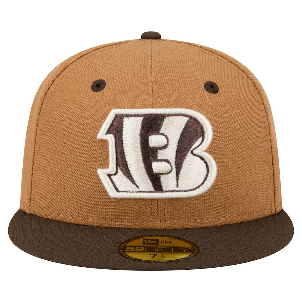 Cincinnati Bengals Two-Tone Walnut 59FIFTY Fitted Hat | NFL On sale